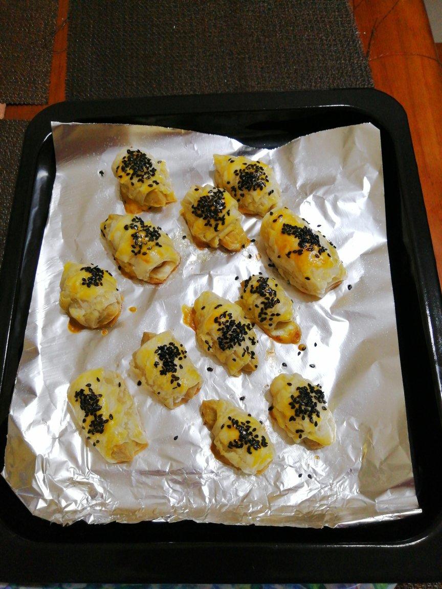 香肠可颂🥐（手抓饼版）