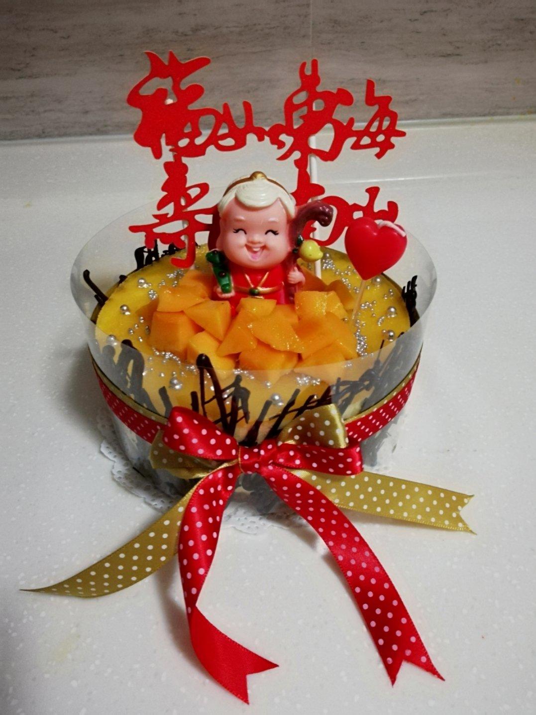 【视频】芒果慕斯（6寸） | 含镜面果胶配方