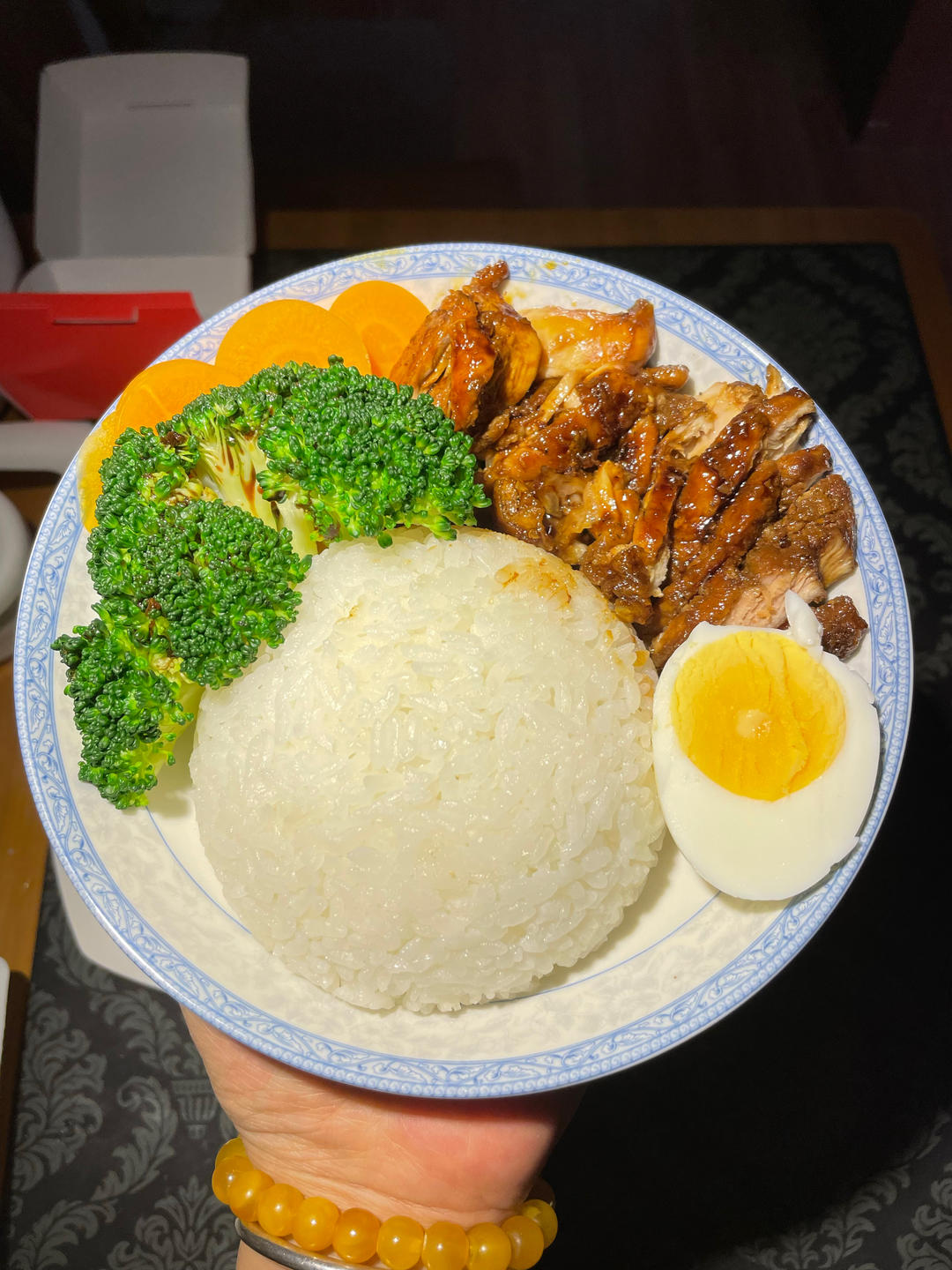 不放一滴油的照烧鸡腿饭