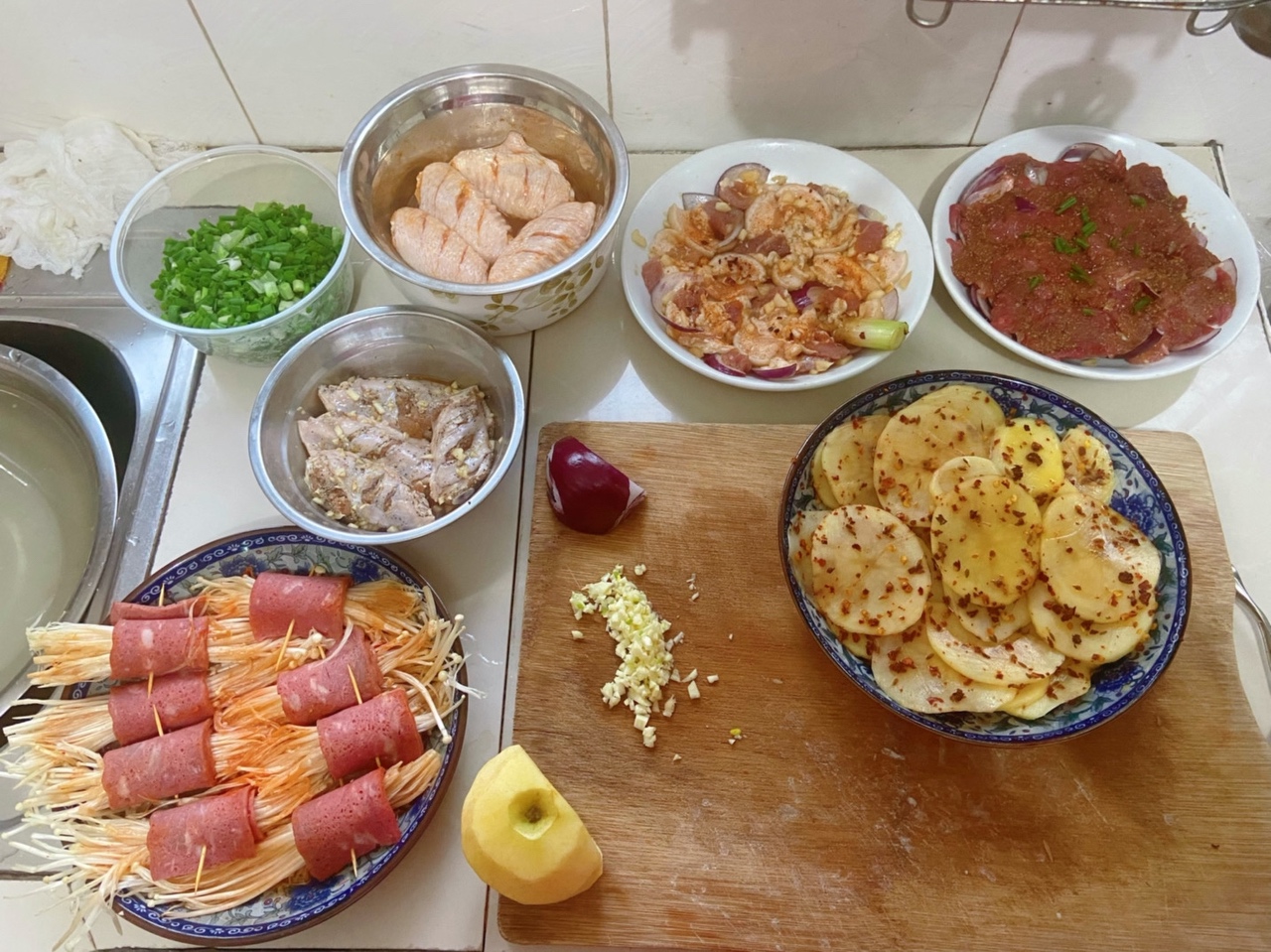 多功能料理锅家庭烤肉（自用）的做法 步骤1