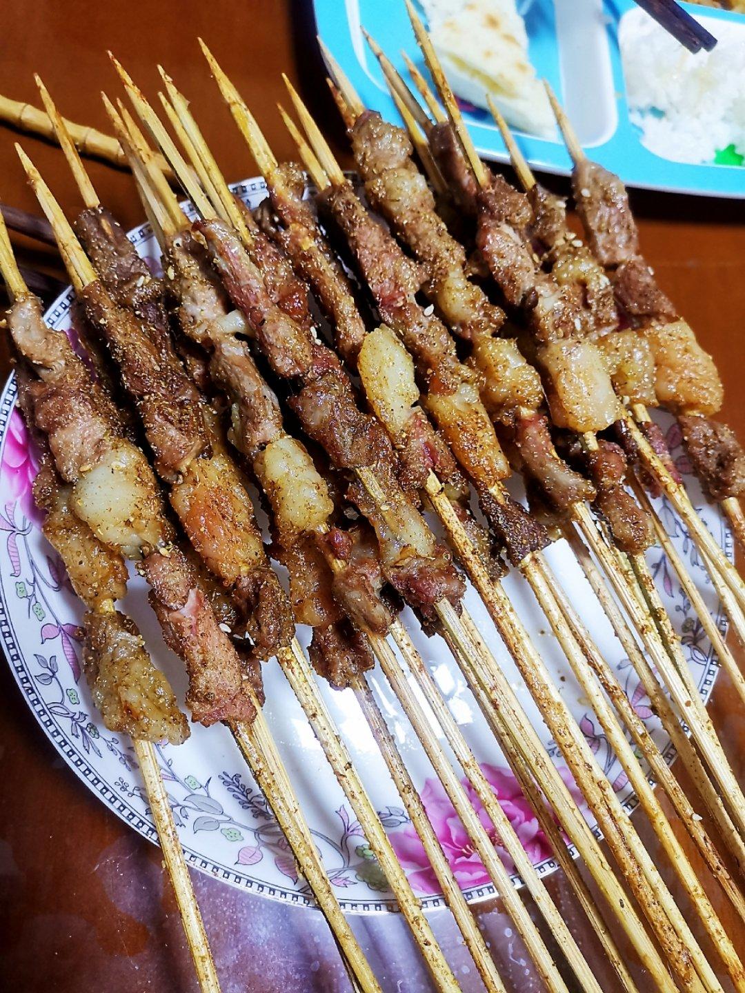 烤箱羊肉串