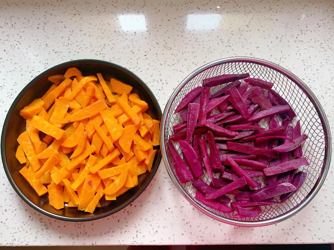 无油无糖紫薯脆、地瓜条