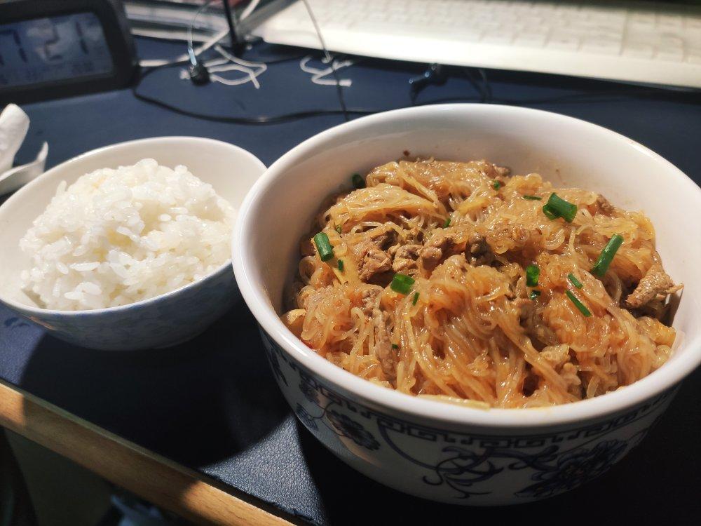 蚂蚁上树(肉末炒粉丝)超下饭‼️十分钟搞定