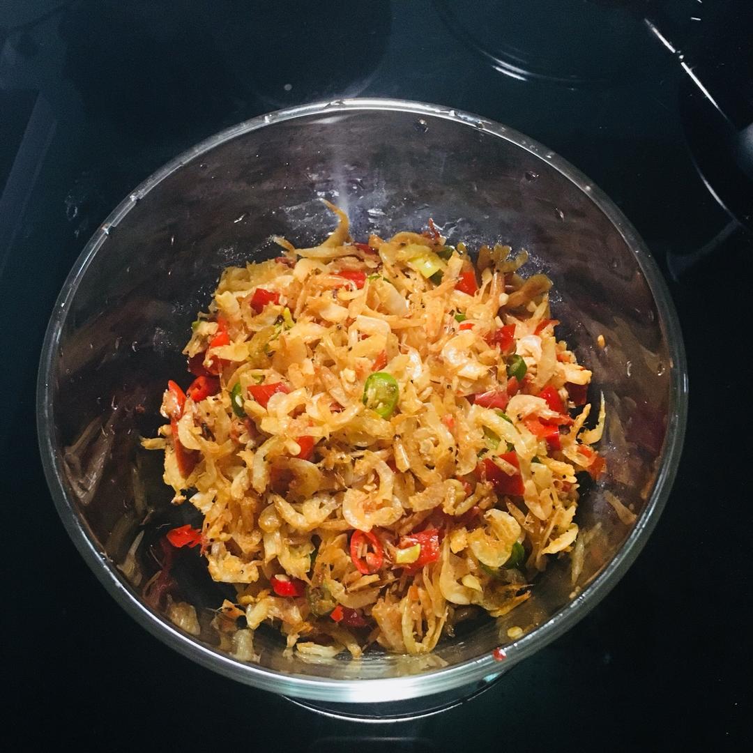 虾皮炒辣椒