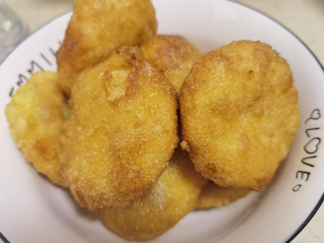 东北油炸糕（糯米粉豆沙馅儿）不翻车很简单