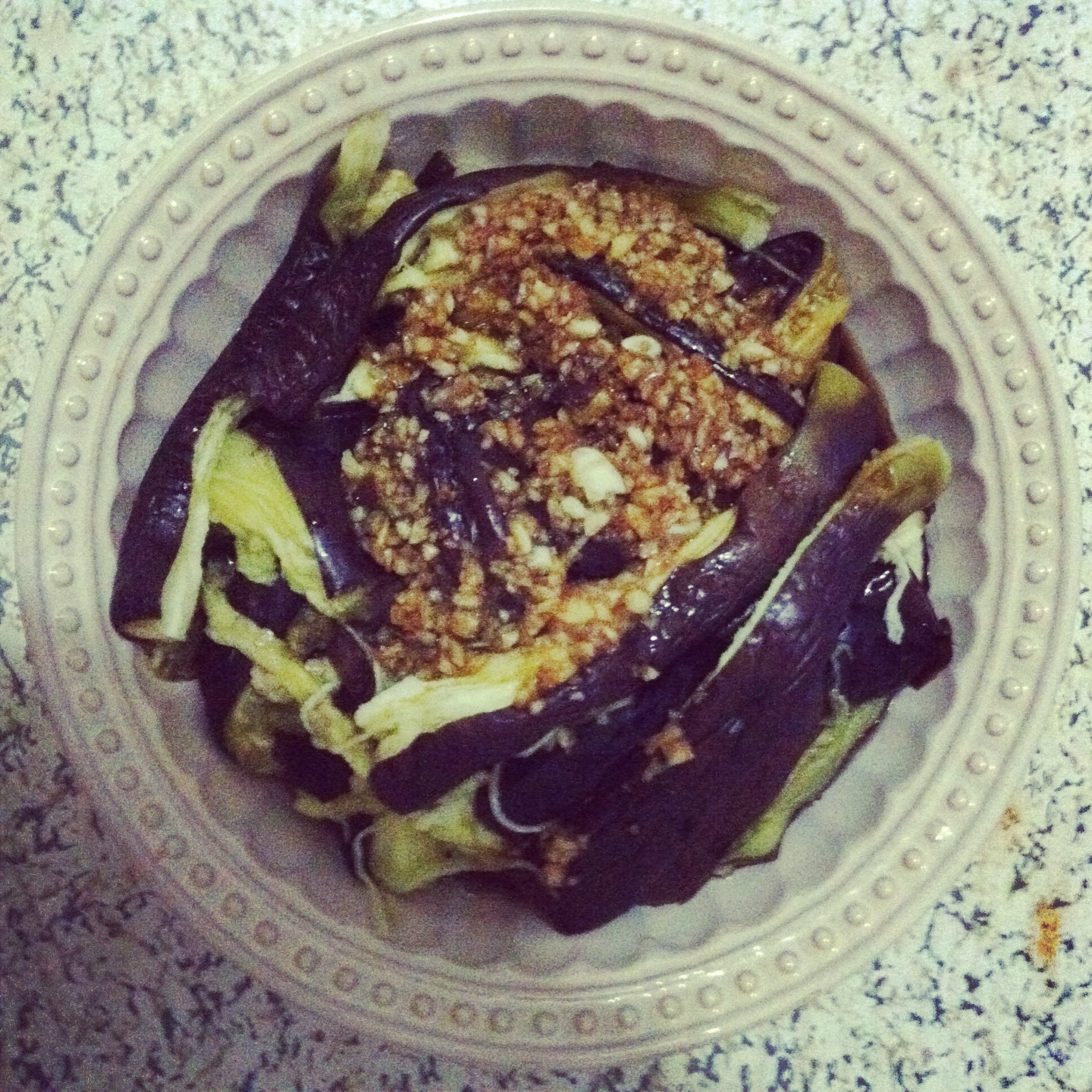 蒜泥手撕茄子