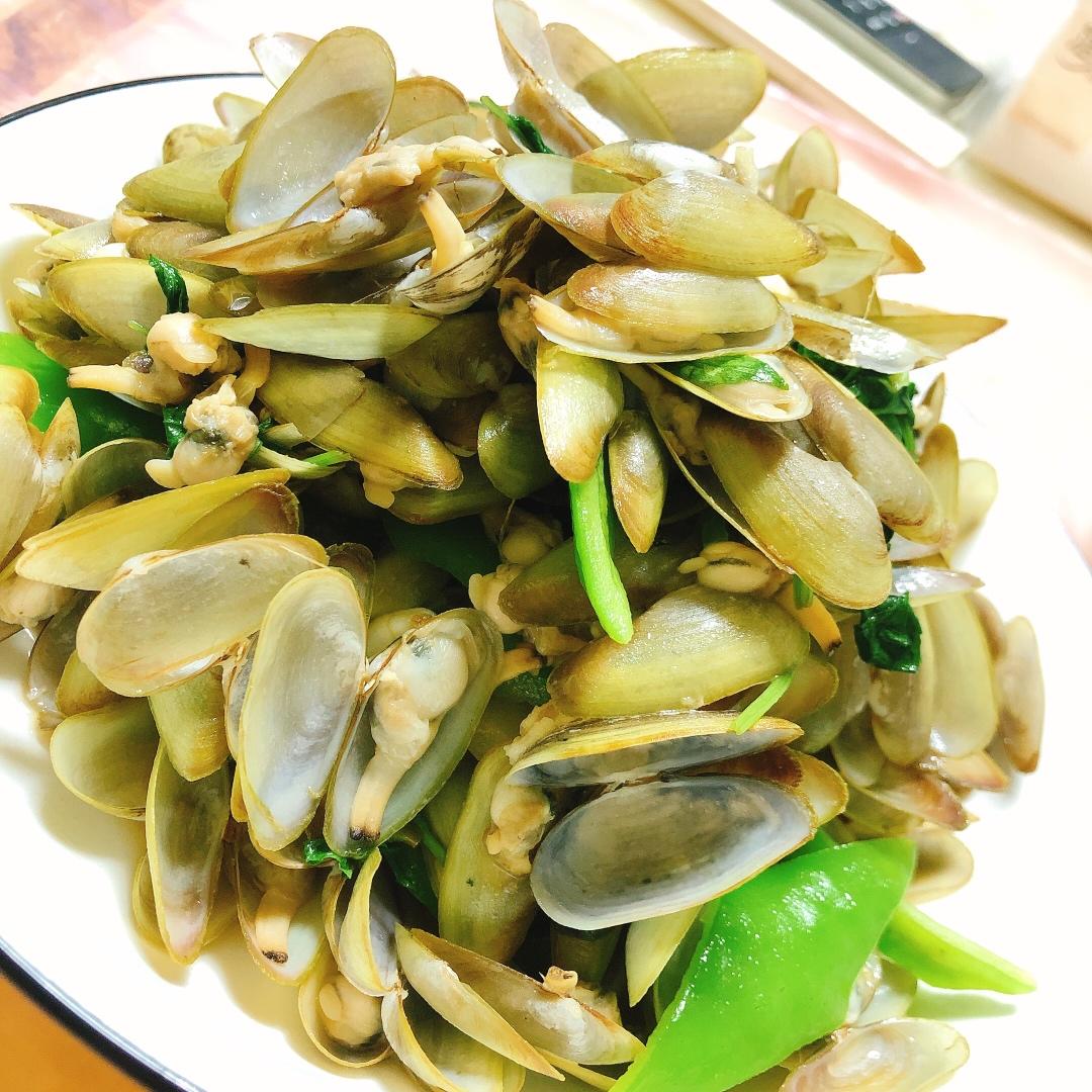 炒薄壳海瓜子(简单美味)
