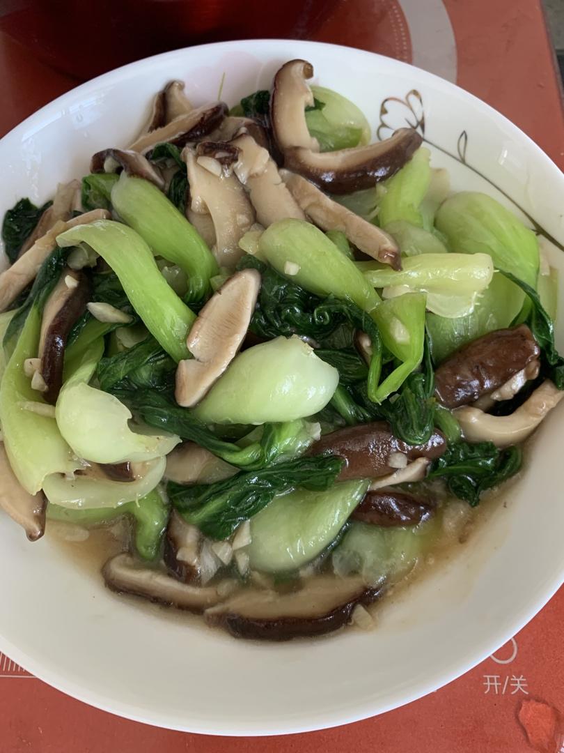 蚝油香菇油菜
