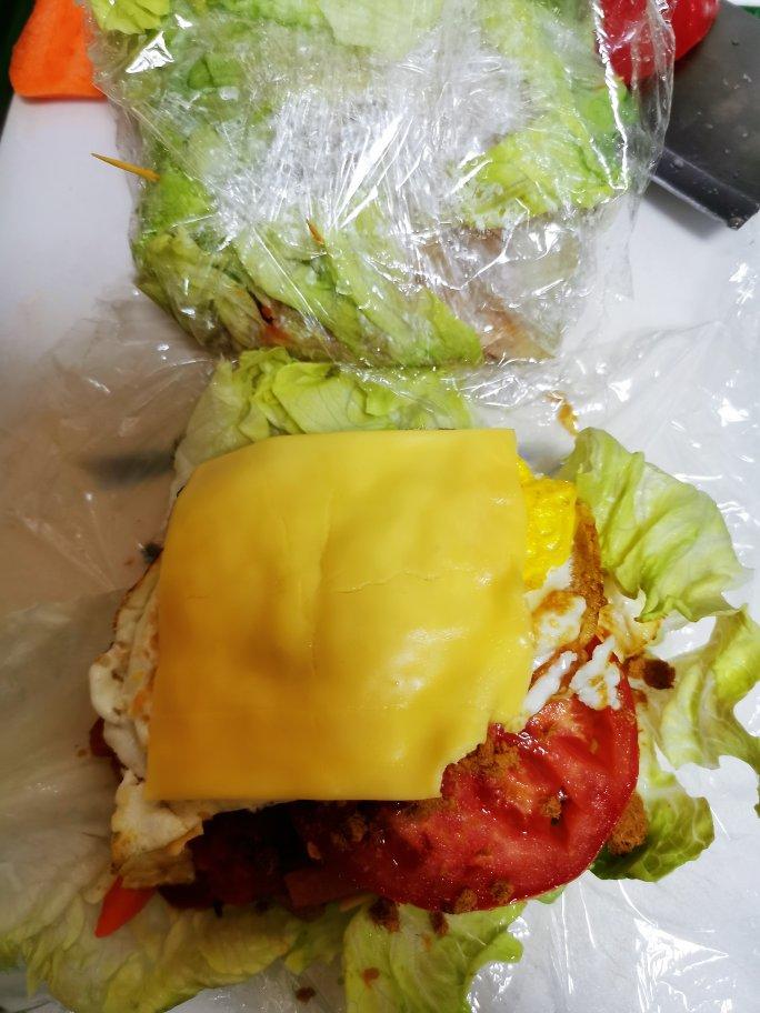 关晓彤版｜减脂生菜三明治🥪250大卡吃饱