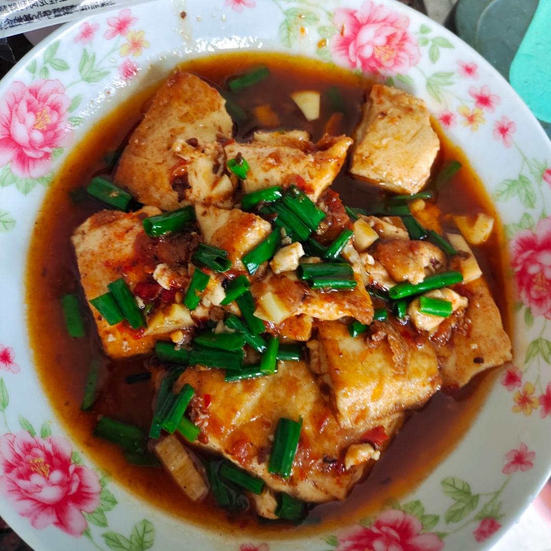 蒜香煎豆腐 炒鸡无敌美味