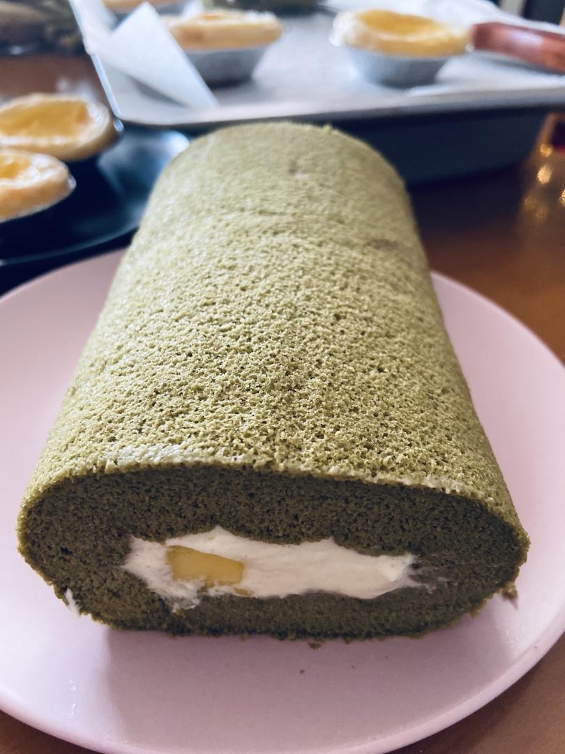 日式抹茶蛋糕卷
