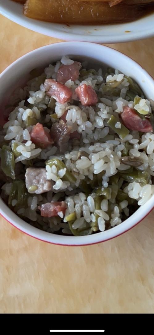 家乡扁豆肉饭
