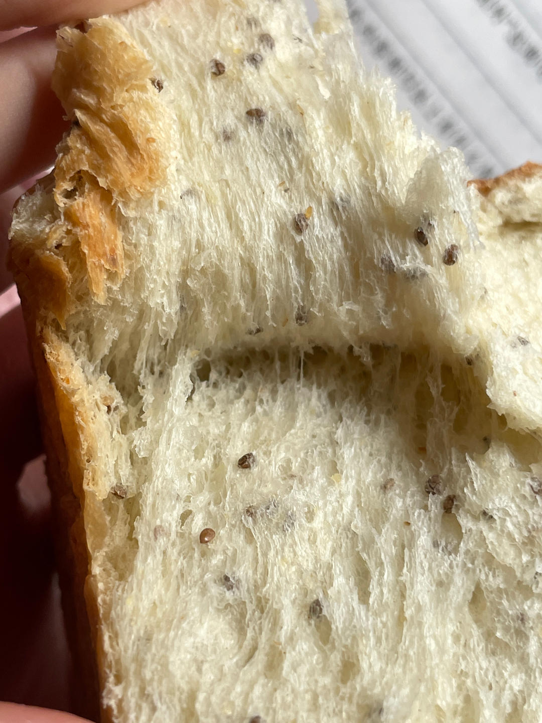 奇亚籽麦麸吐司面包(一次发酵)