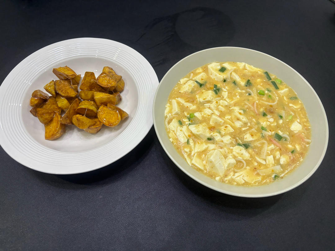 蟹黄豆腐（咸蛋黄版）