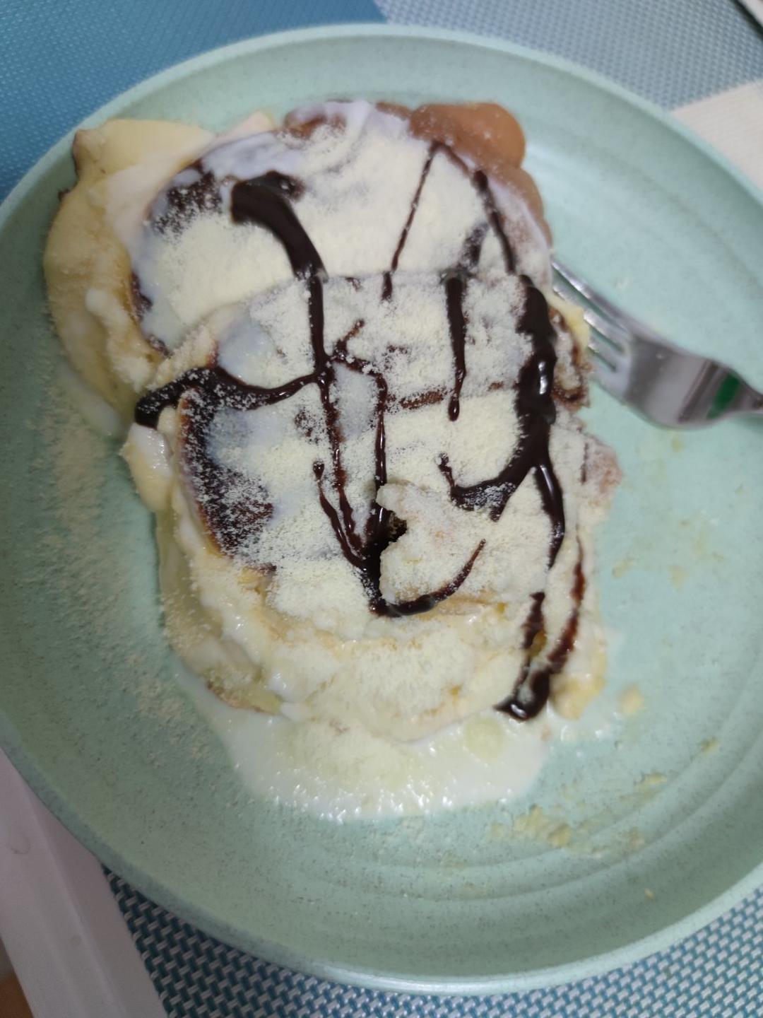 原味无油日式舒芙蕾厚松饼