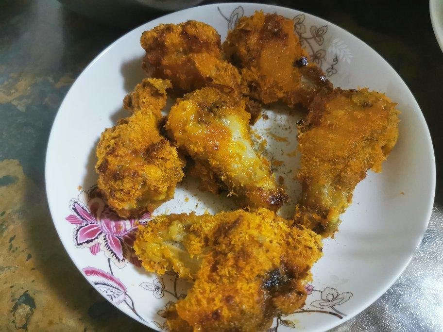 简易面包糠炸鸡腿（空气炸锅）