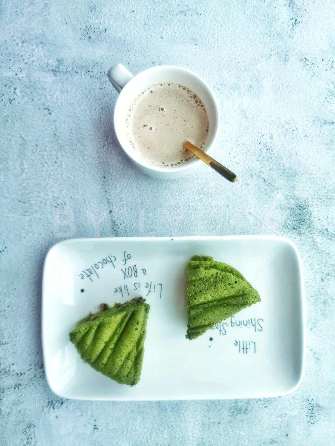 细腻绵软抹茶红豆戚风【附蜜红豆分布均匀小技巧】