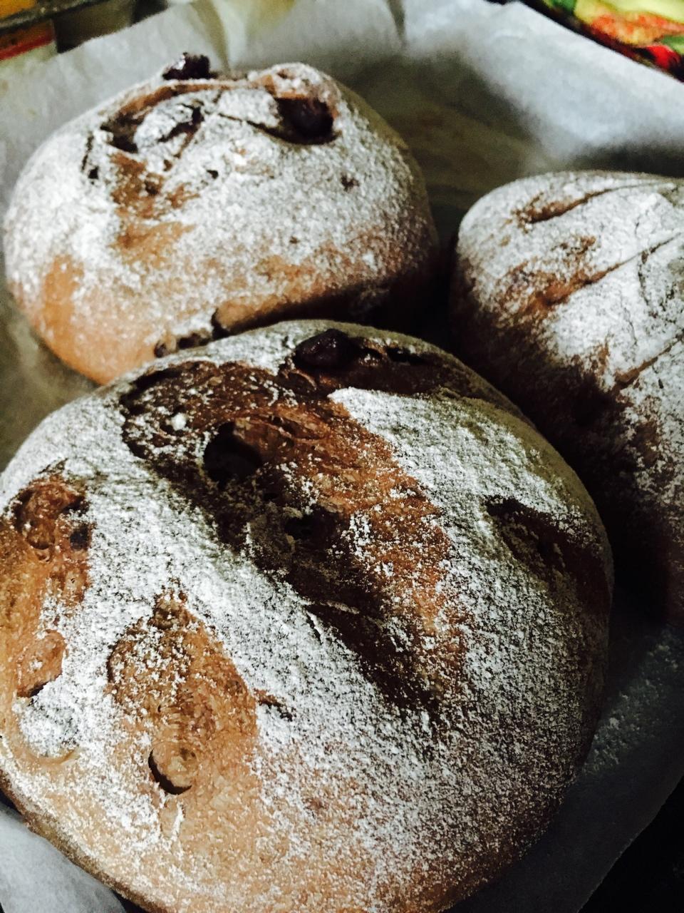 巧克力蔓越莓软欧 Rano Bread