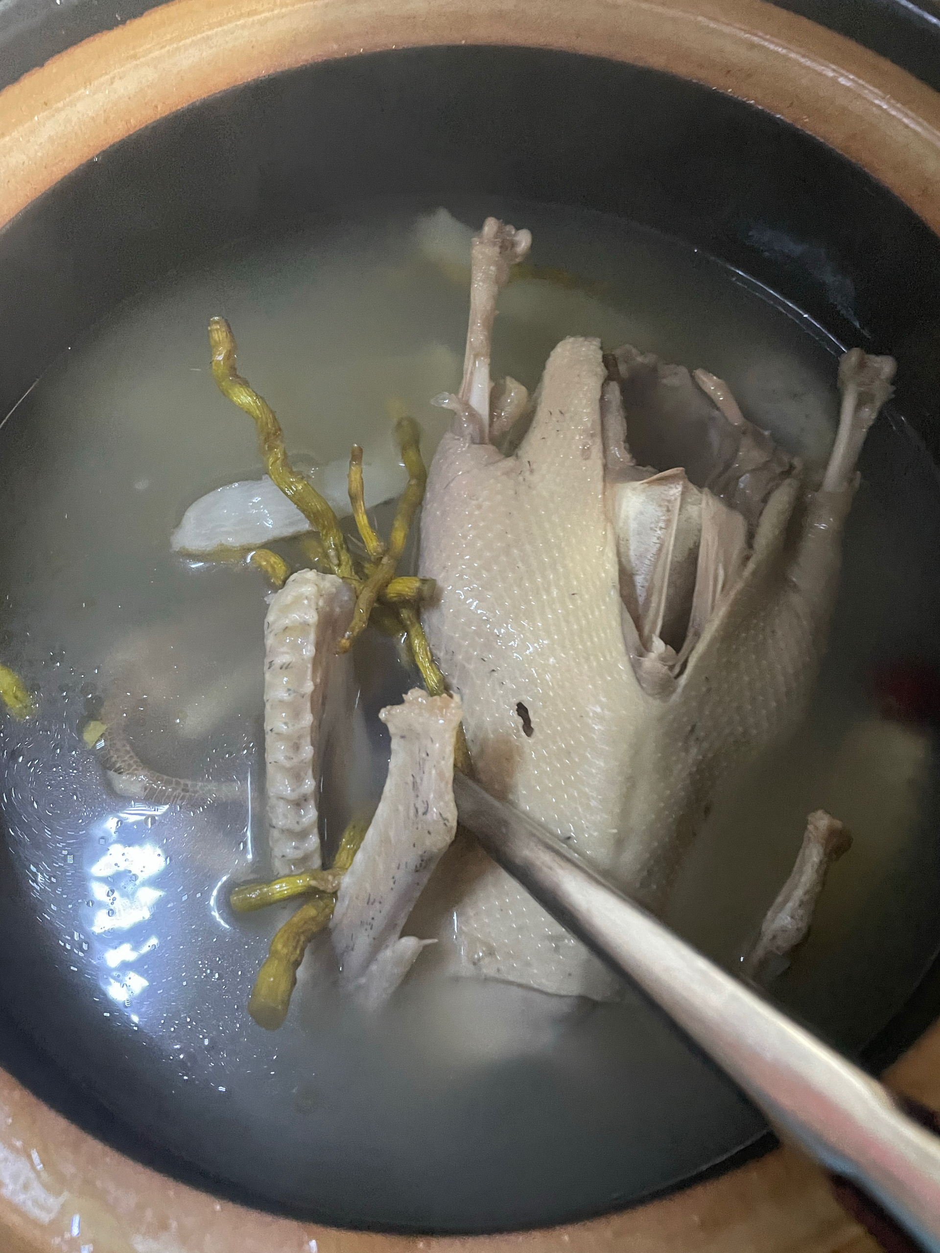 滋阴润肺的石斛鸭汤的做法