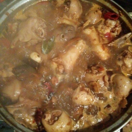 麻辣卤鸡头