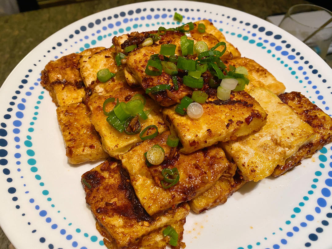 🔥脆皮孜然豆腐❗新手秒会的下饭好菜😋