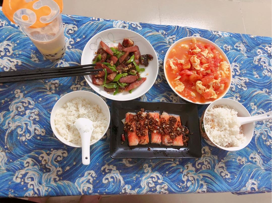 蒜蓉蟹柳（烤箱版）