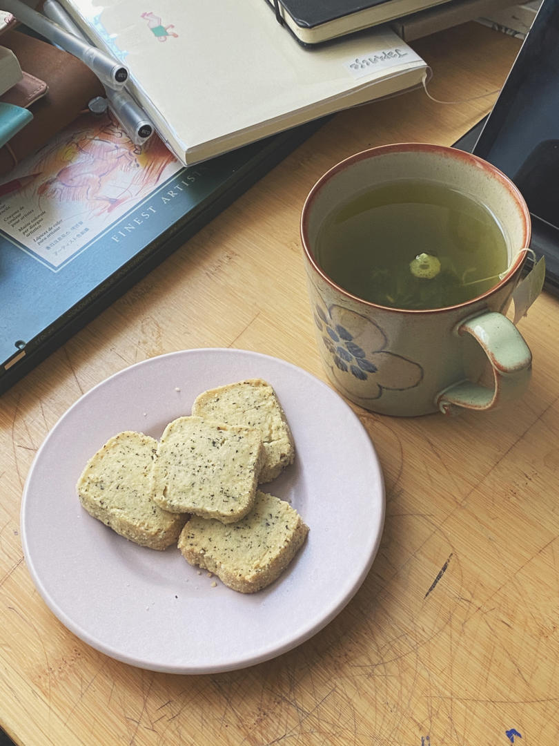 超简单♡零失败♡红茶冰曲奇