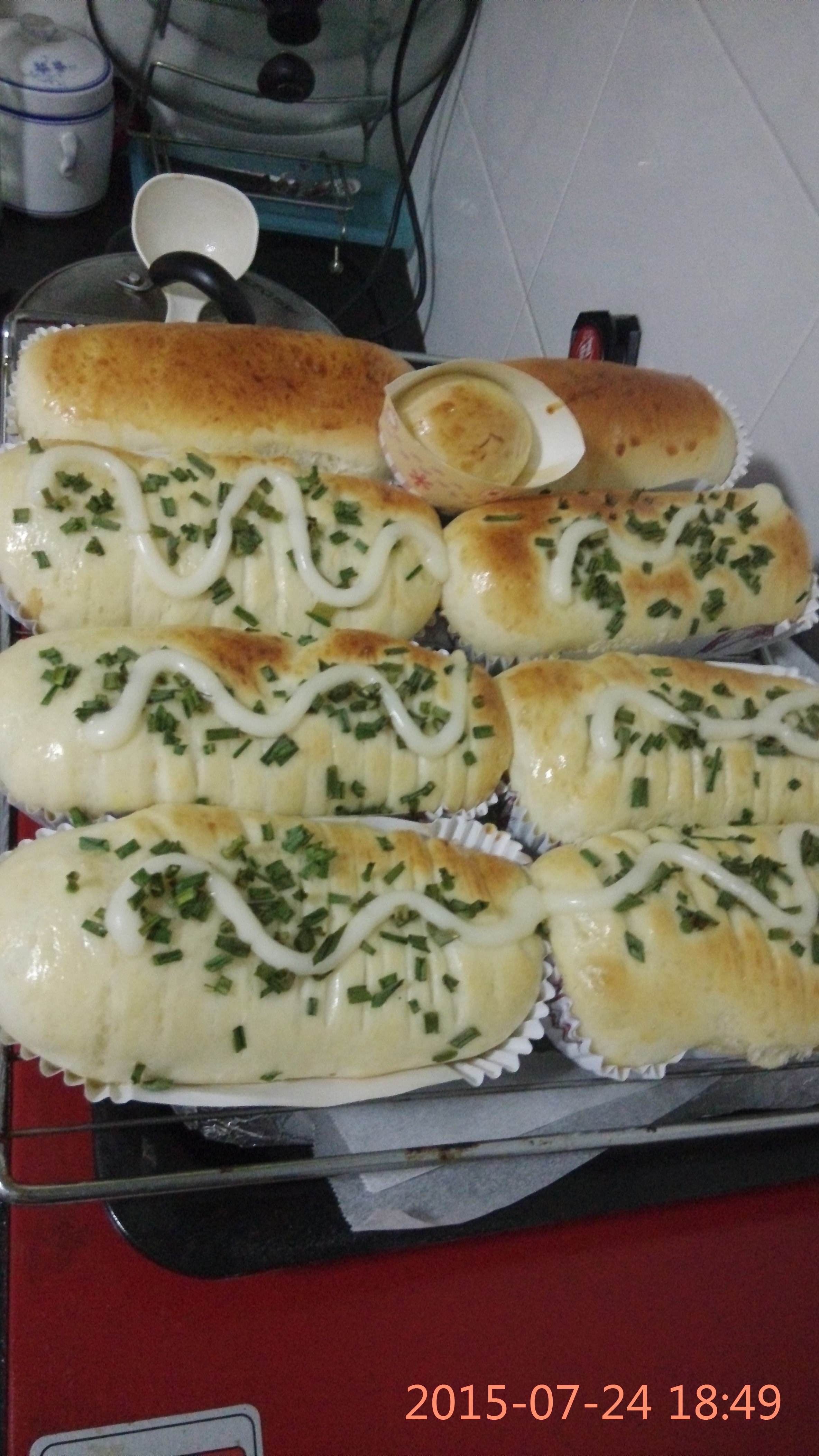 毛毛虫肉松面包