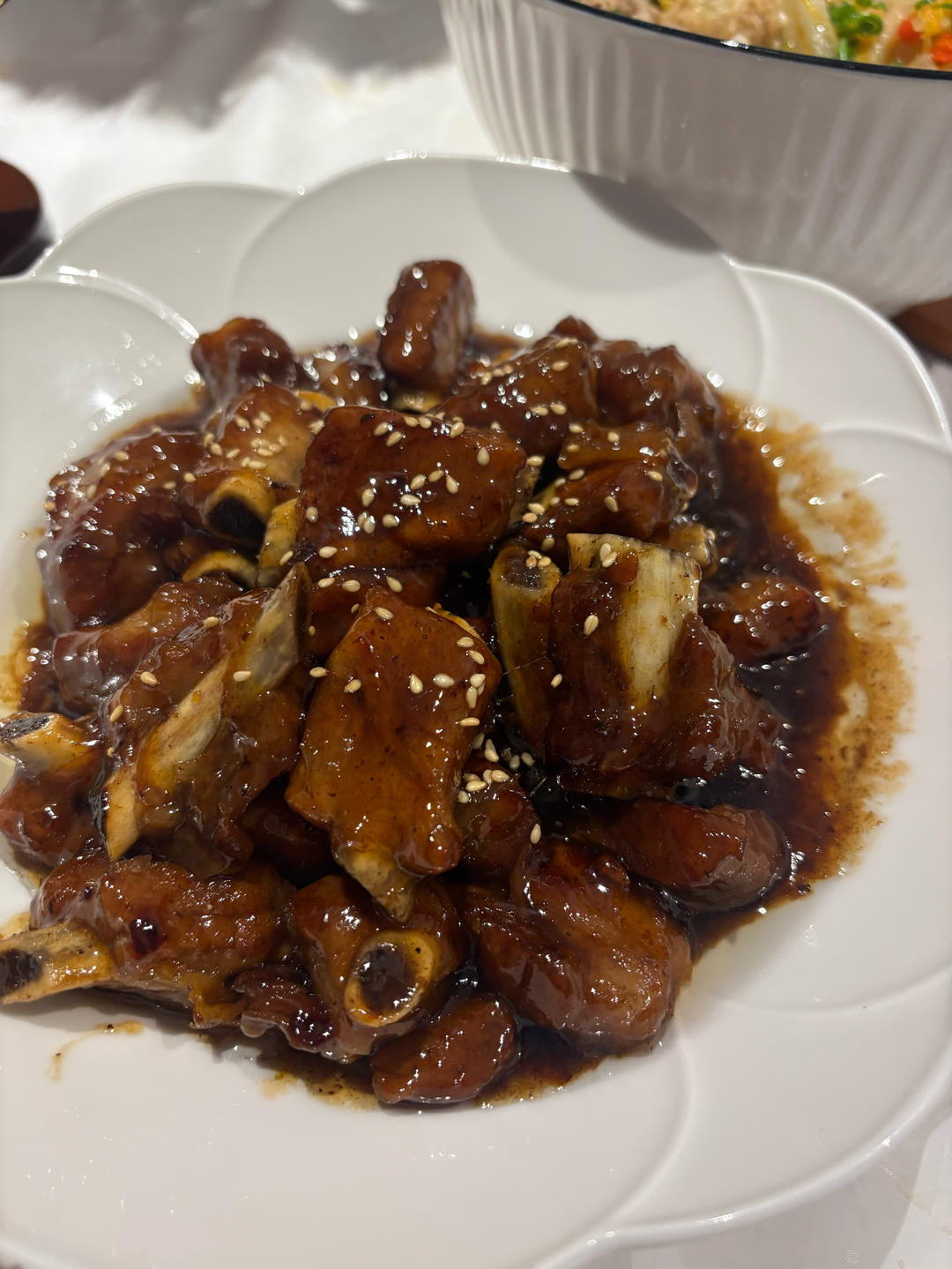 糖醋排骨（用少油，不炒糖色，家常做法，通俗易懂，甜酸适口）
