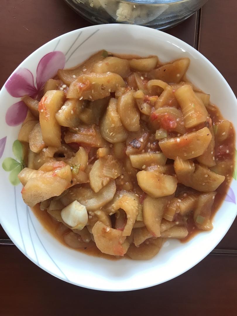 茄子炒西红柿