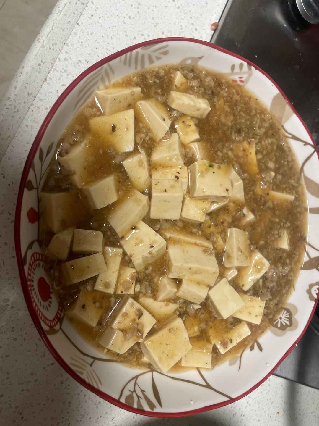肉末嫩豆腐｜嫩滑口感爽口！这道快手菜超级下饭！！（减脂少油版）
