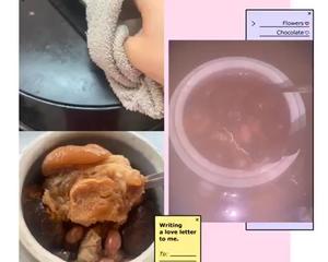 花生猪脚炖盅汤的做法 步骤3