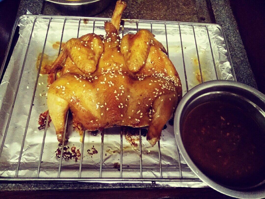蒜香烤整鸡
