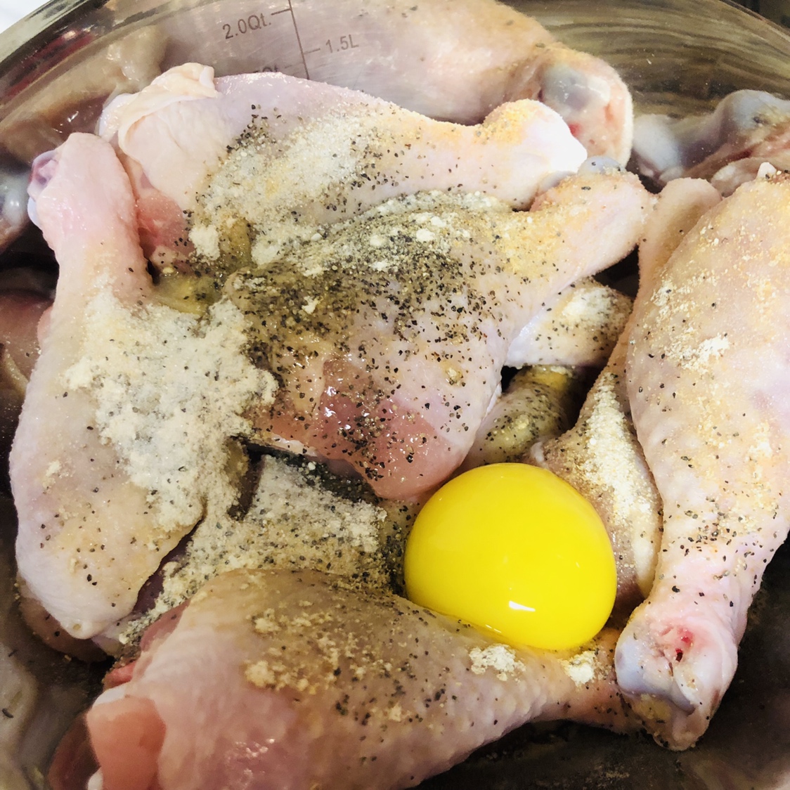 黄金脆皮炸鸡腿（空气炸锅版）“咔吃～唔～”的做法 步骤6
