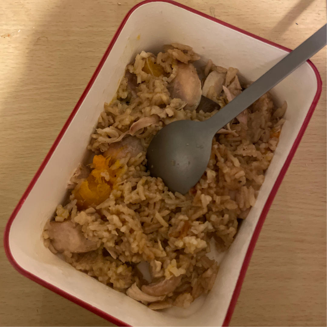 松茸鸡腿炊饭