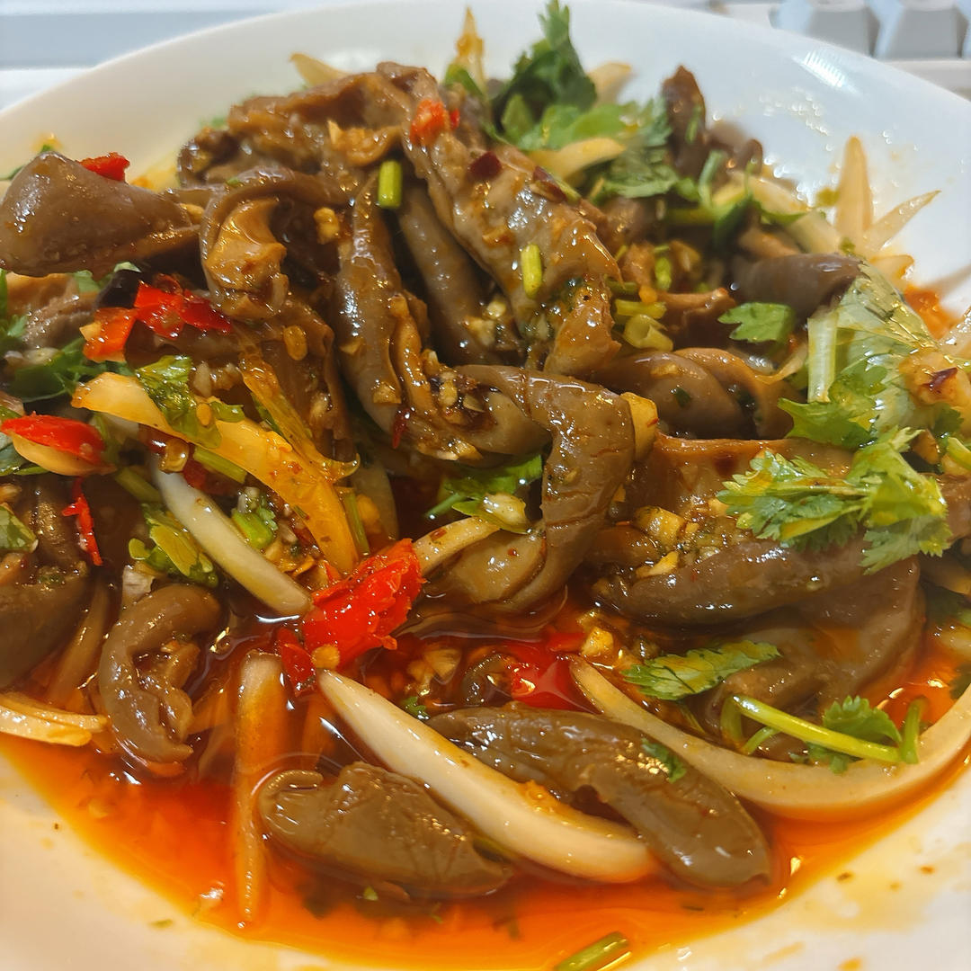 红油凉拌猪肚丝