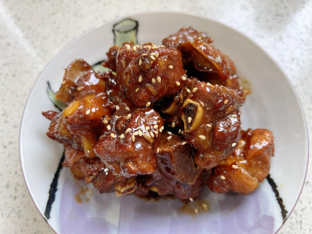 糖醋排骨/糖醋小排（不放油）（12345口诀做出正宗上海本帮）