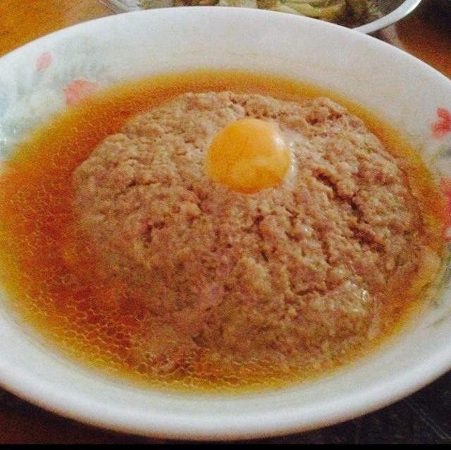 咸蛋蒸肉饼的做法