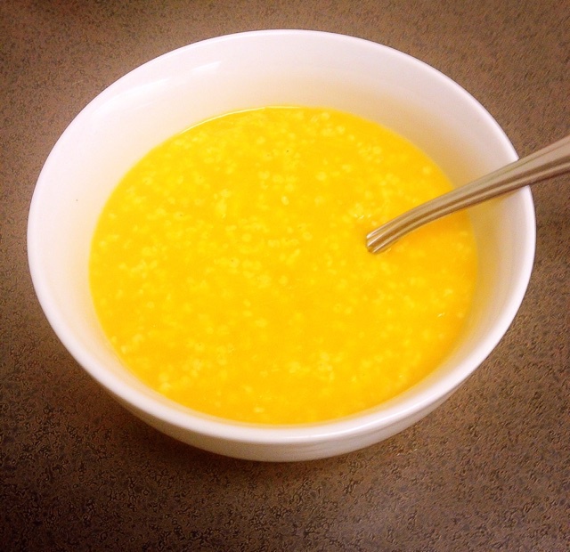 南瓜小米粥
