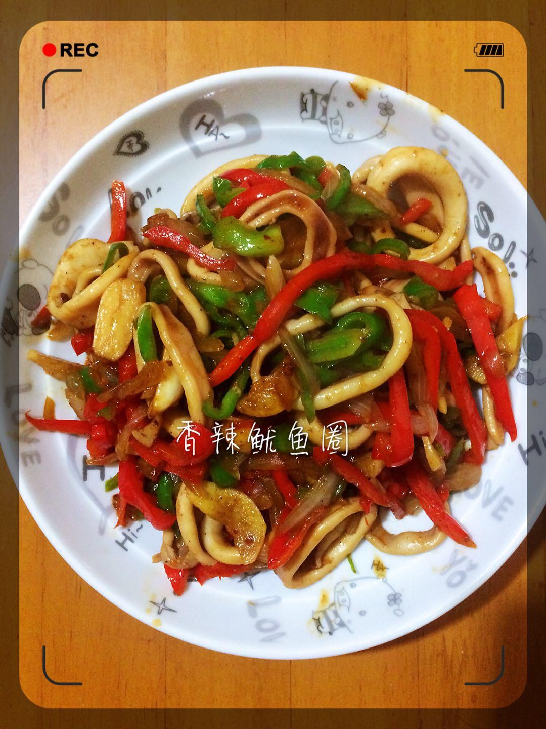香辣鱿鱼圈