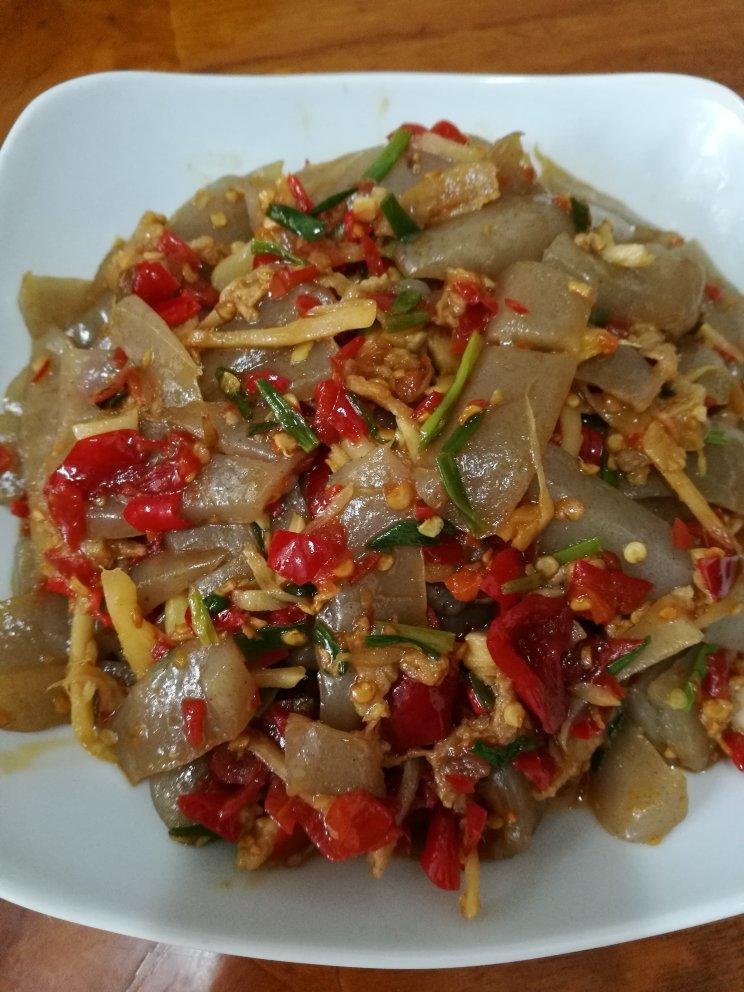 阿珍姐姐做的爆炒魔芋