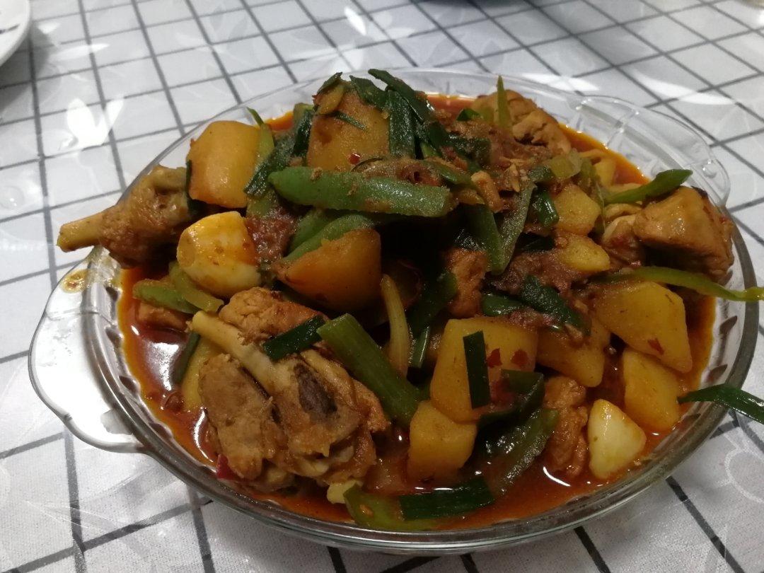 鸡腿红烧土豆（独家做法超简单）