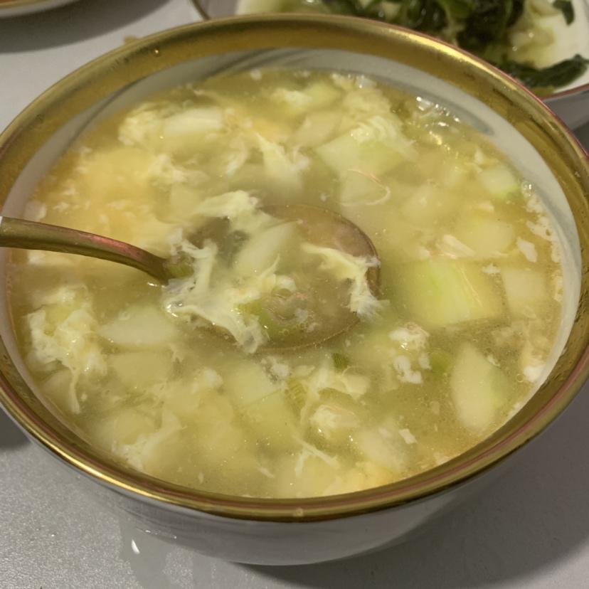 黄瓜蛋花汤