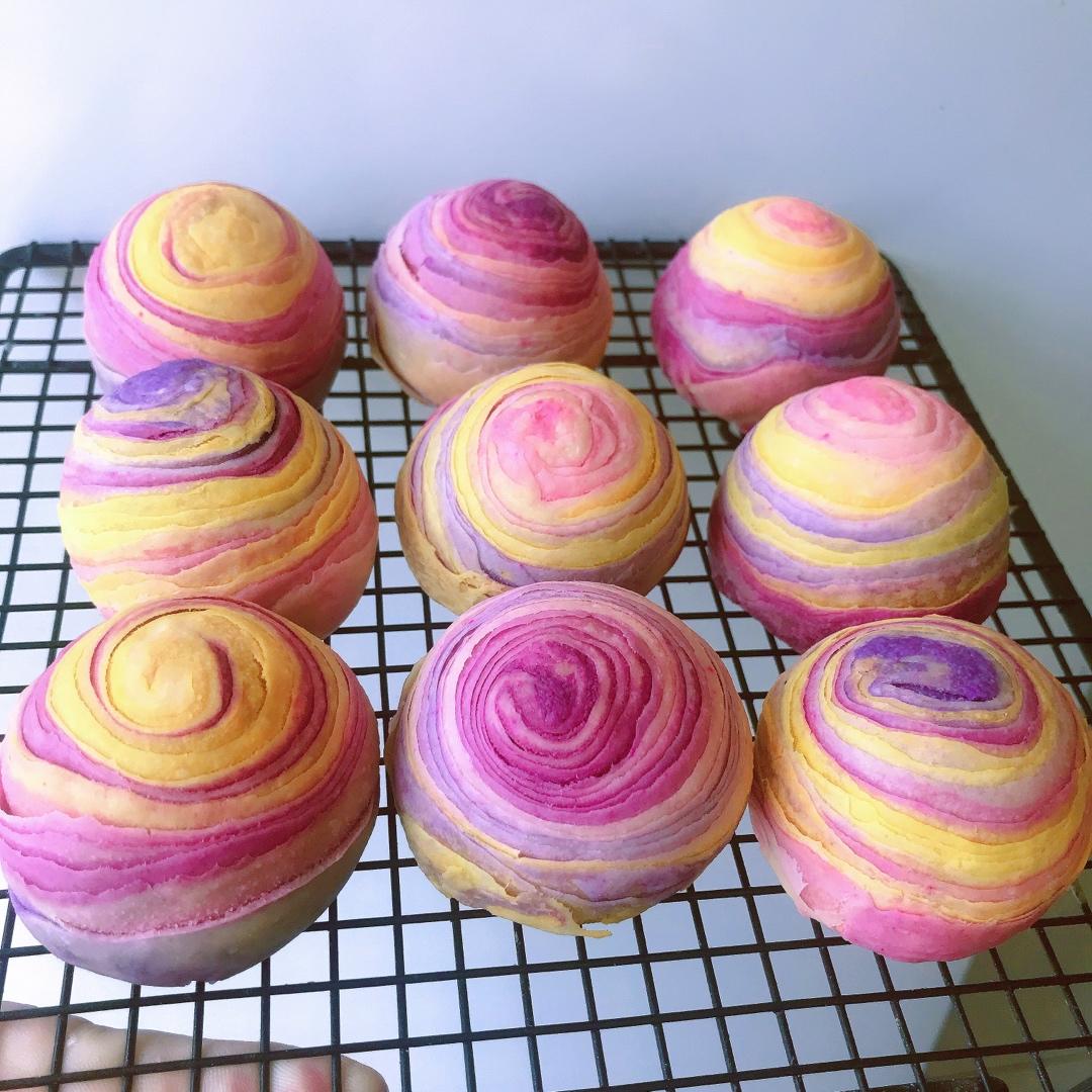 🌈免揉，免松弛，超高颜值小马宝莉彩虹蛋黄酥（含详细操作视频）