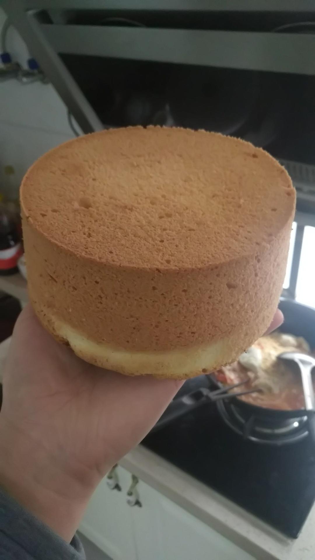 有支撑力和超回弹的戚风蛋糕