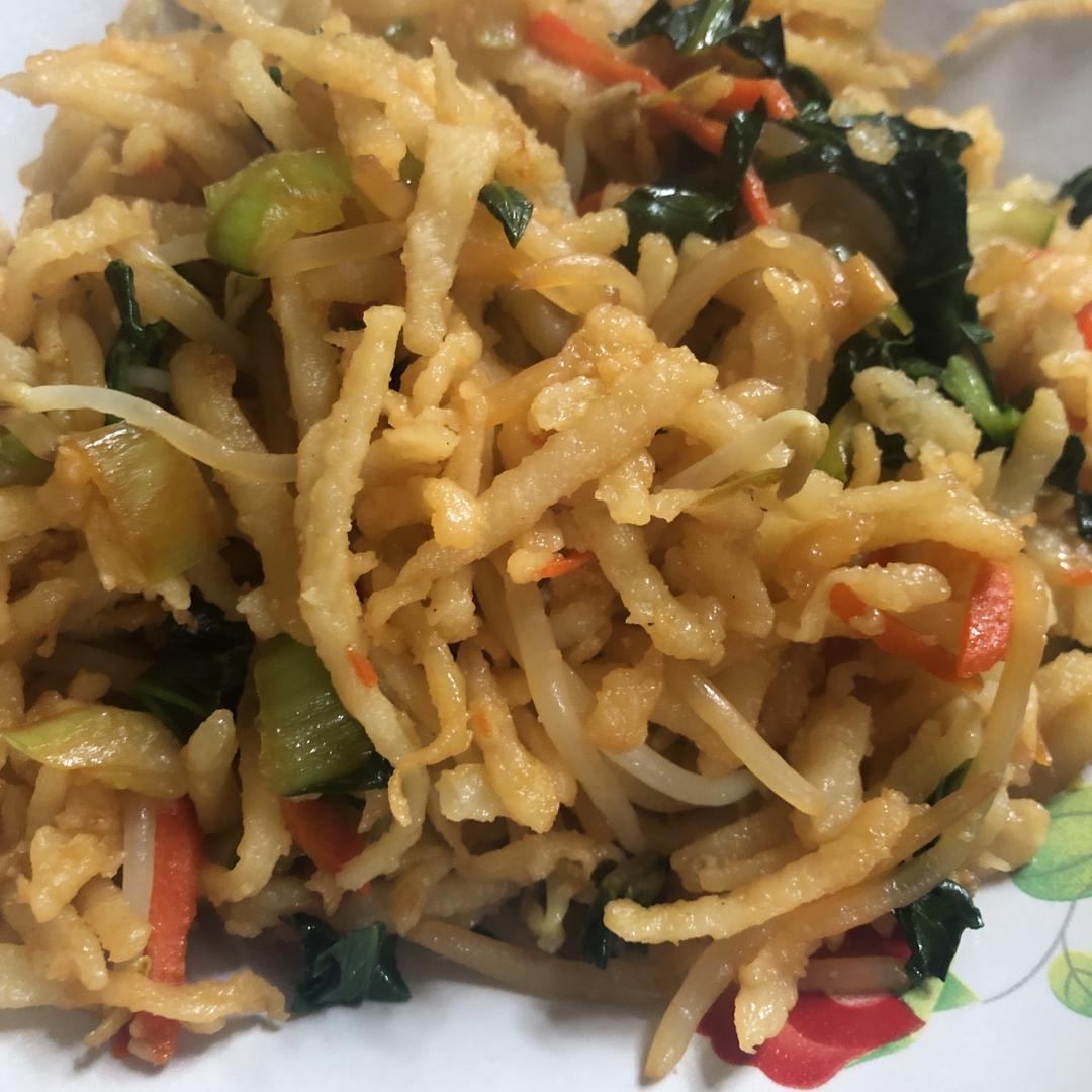 姜姜柯柯做的山西特色主食 拨烂子