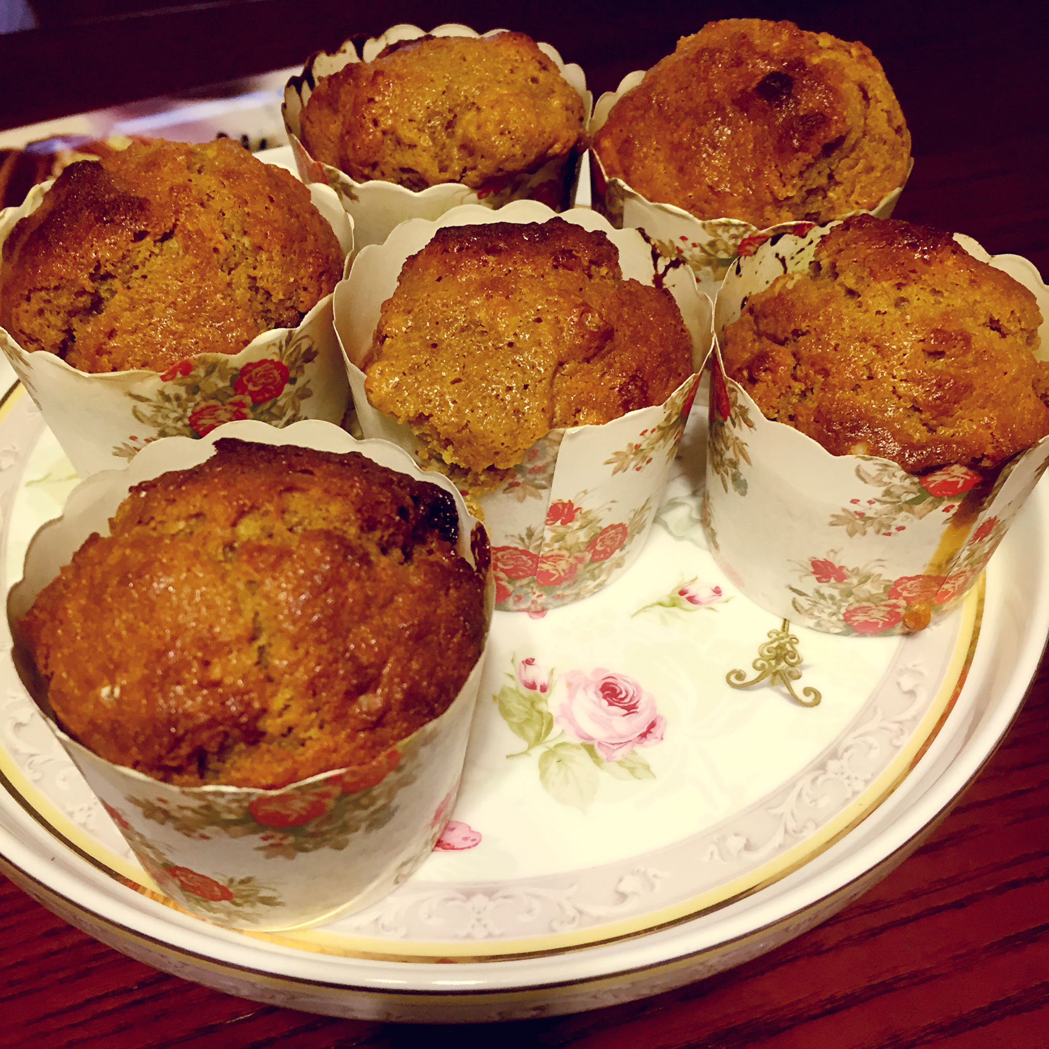 红糖全麦香蕉马芬