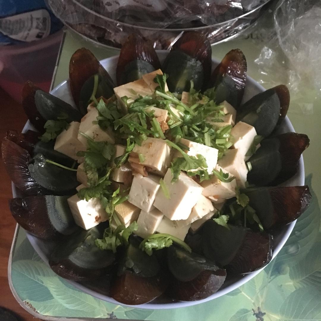 皮蛋豆腐