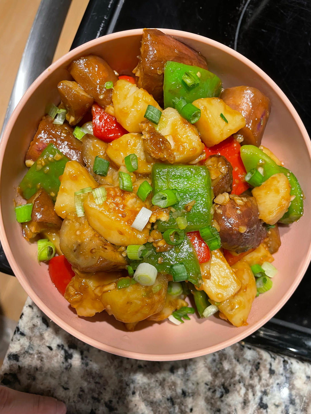 极简少油地三鲜