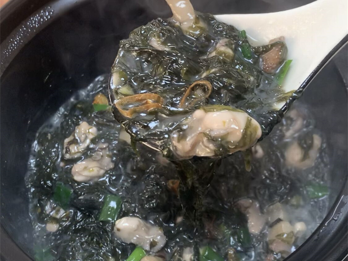 闽南紫菜海蛎煲